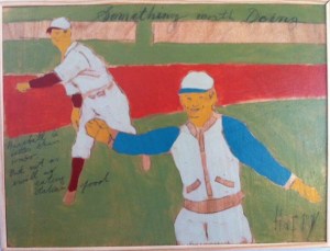 Harry Underwood, Untitled, acrylic and graphite on board, 10" x 7.5"